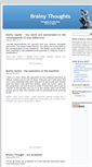 Mobile Screenshot of brainythoughts.com